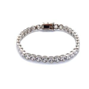 Pulsera riviere chaton